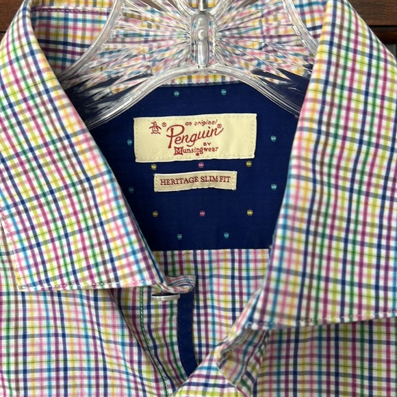Original Penguin slim fit Button down. Excellent quality. - Picture 3 of 12